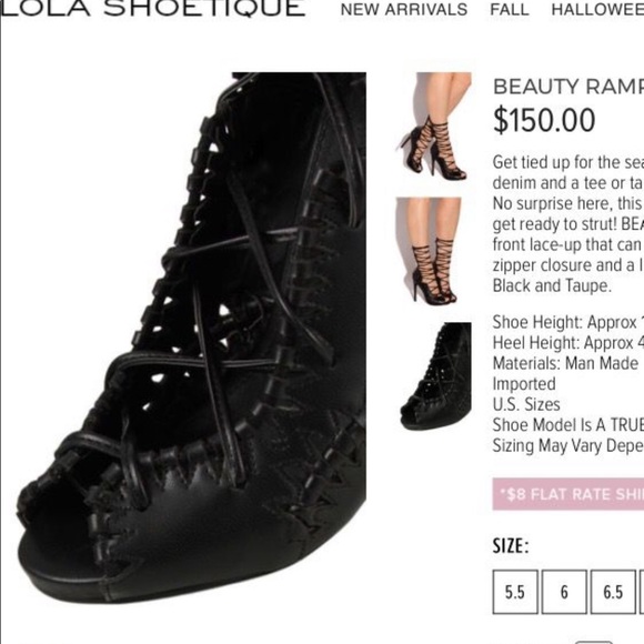 Rare Lola Shoetique Beauty Rampage Heels - Picture 4 of 13